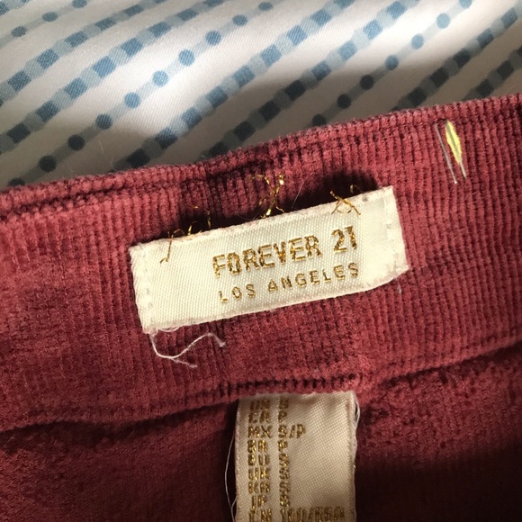 CORDUROY BUTTON UP SKIRT - Picture 3 of 4